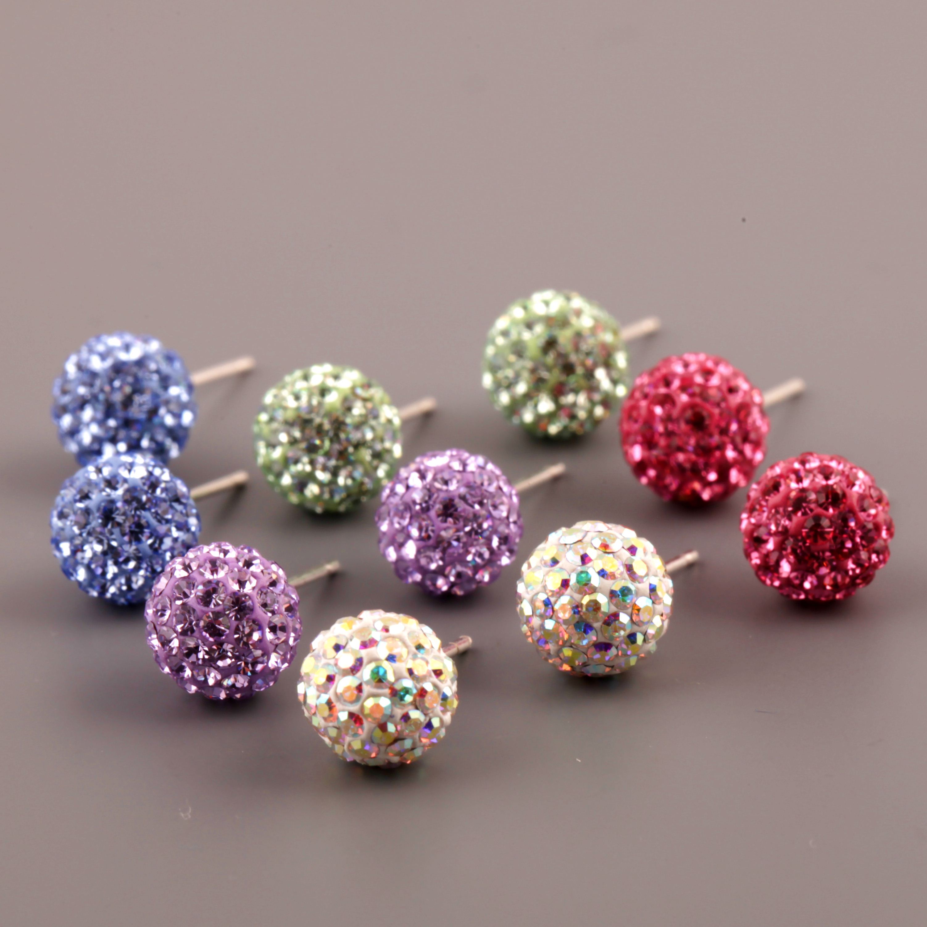 Náušnice puzety s kamínky Swarovski Elements
